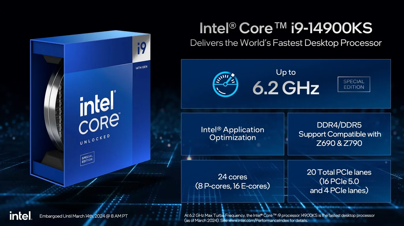 I recommend a computer with the Intel i9 processor.