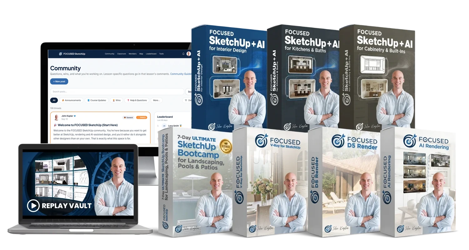 FOCUSED Pro - every FOCUSED SketchUp course in one membership