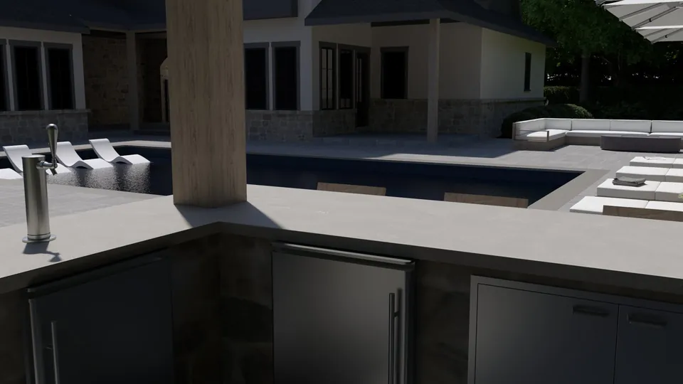 Render 12 from 7-Day SketchUp Bootcamp for Landscaping, Pools & Patios