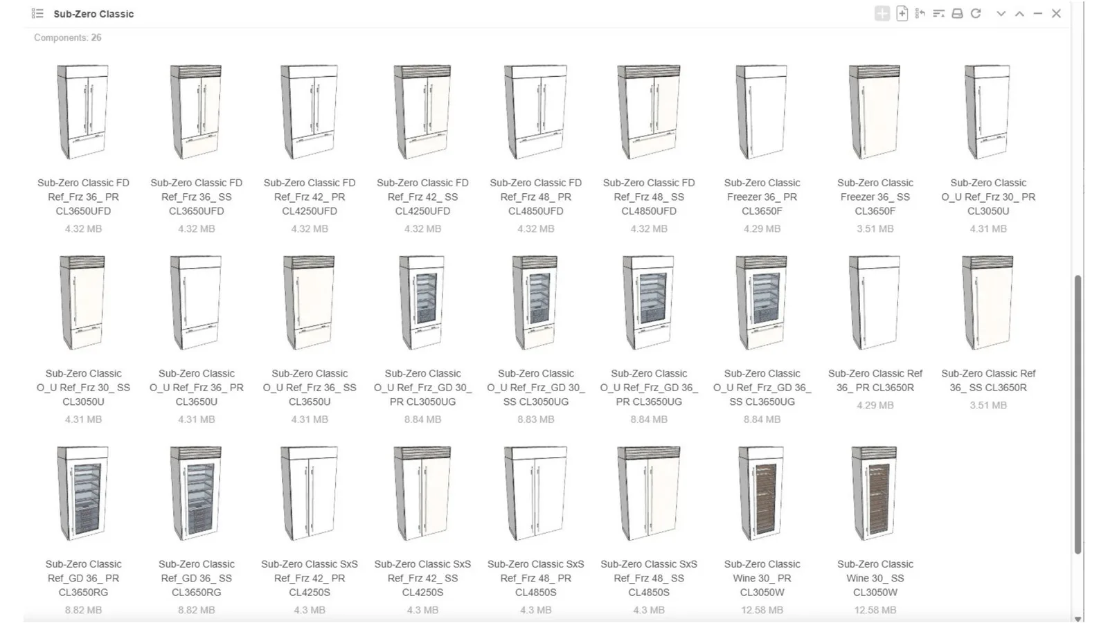 Refrigerator & Freezer Pack - render 1