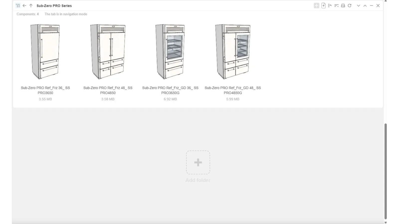 Refrigerator & Freezer Pack - render 3